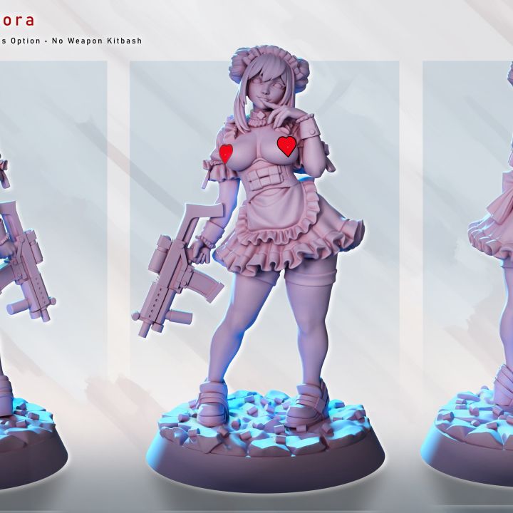 Maid Assassin Liora by Gaz Minis