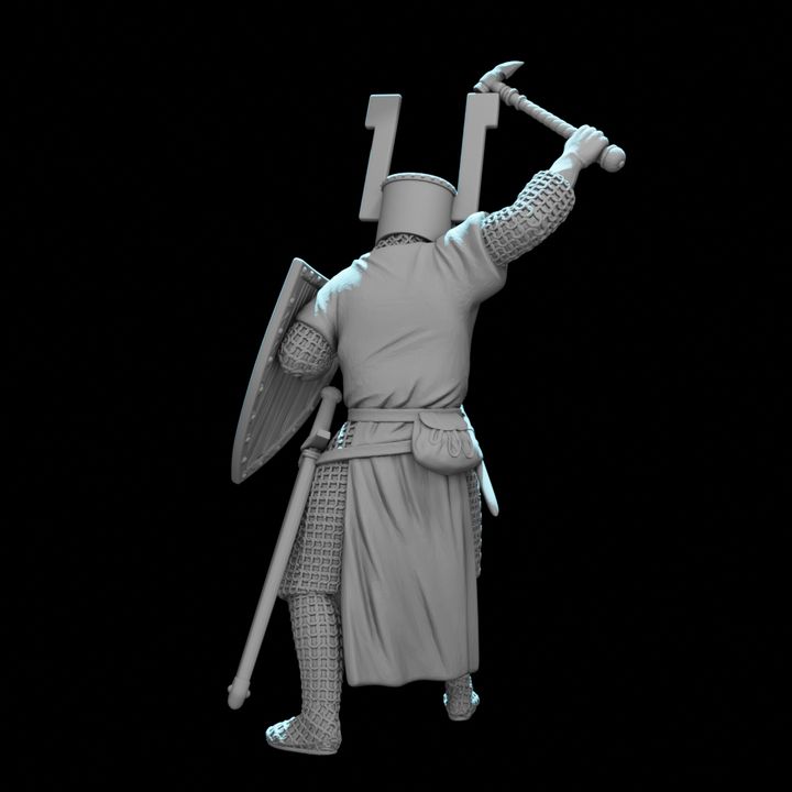 Teutonic Knight with Warhammer – Battle of Lake Peipus 1242