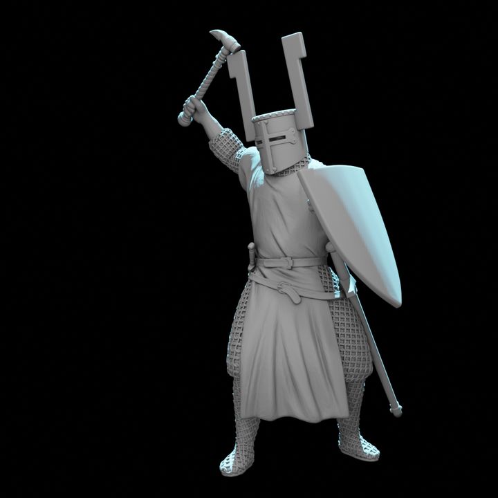 Teutonic Knight with Warhammer – Battle of Lake Peipus 1242