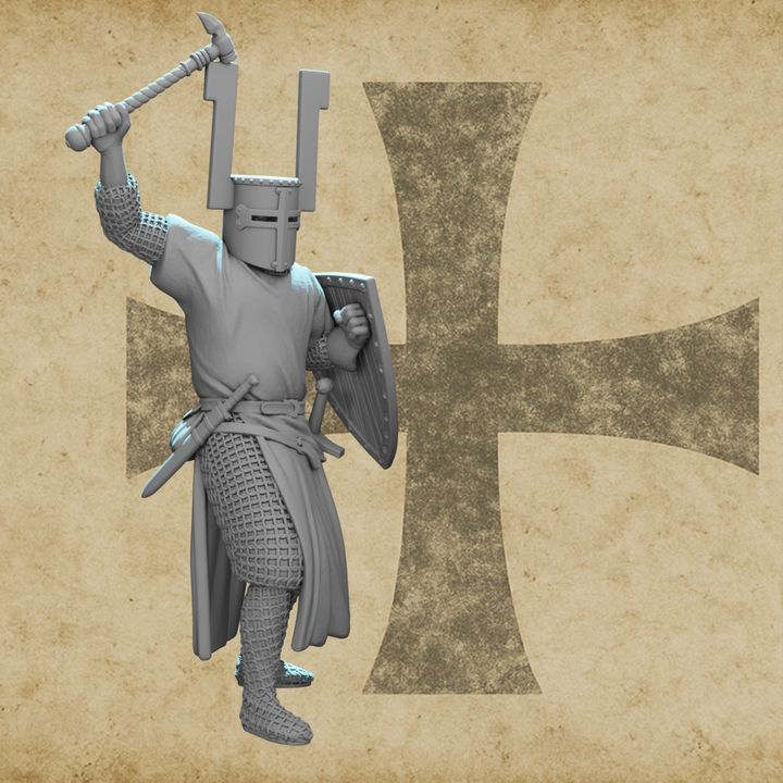 Teutonic Knight with Warhammer – Battle of Lake Peipus 1242