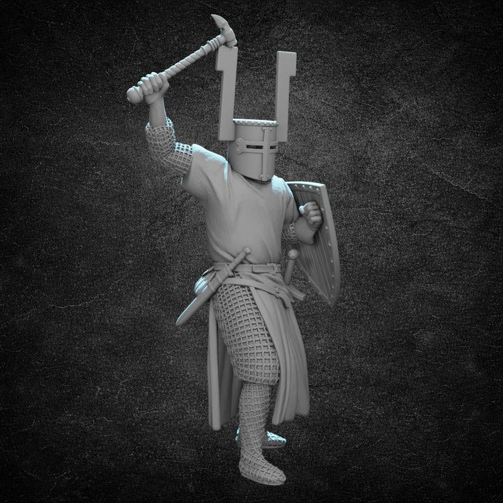 Teutonic Knight with Warhammer – Battle of Lake Peipus 1242