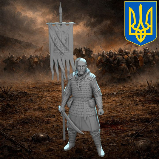 Medieval Ukrainian Warrior – Defender of Land, Faith & Freedom.