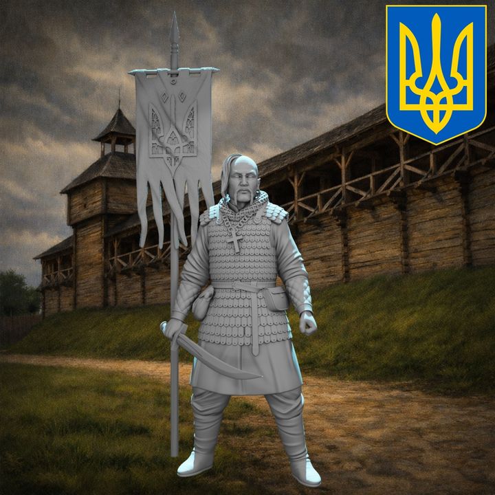 Medieval Ukrainian Warrior – Defender of Land, Faith & Freedom.
