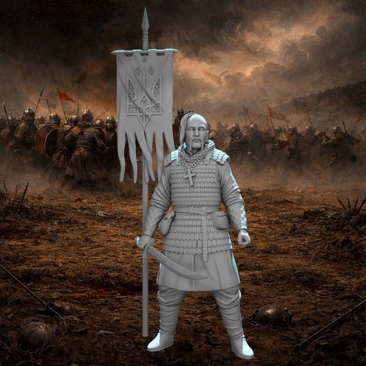 Medieval Ukrainian Warrior – Defender of Land, Faith & Freedom.