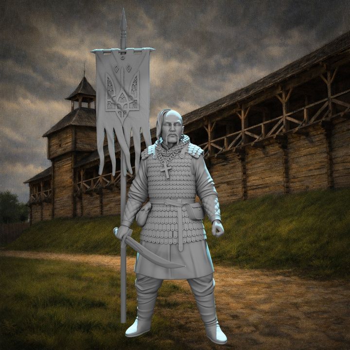 Medieval Ukrainian Warrior – Defender of Land, Faith & Freedom.