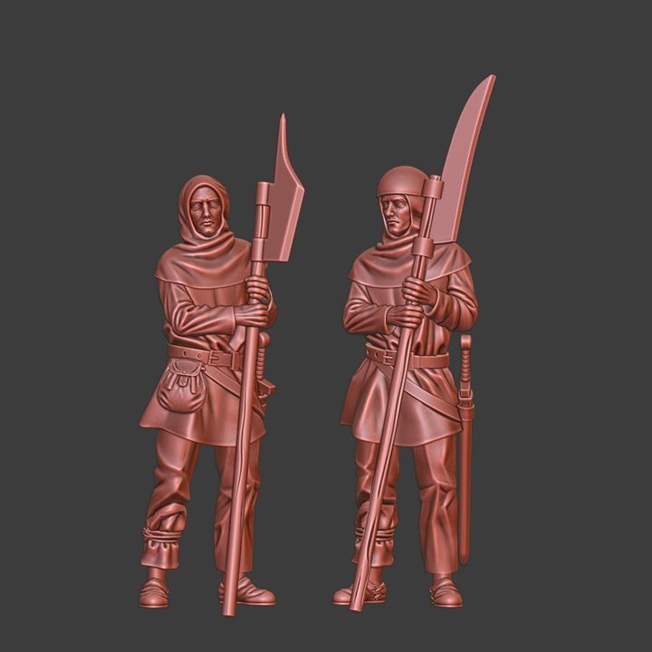 Medieval Infantry Guards – Halberd & Glaive Soldiers.