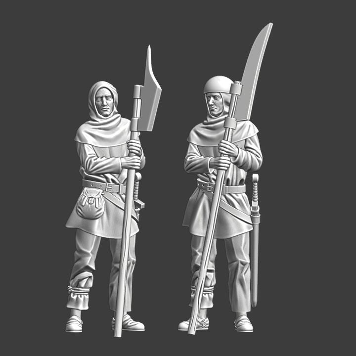 Medieval Infantry Guards – Halberd & Glaive Soldiers.