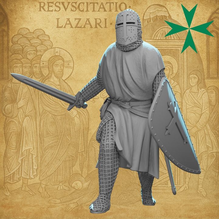 Medieval Leper Knight of the Order of Saint Lazarus