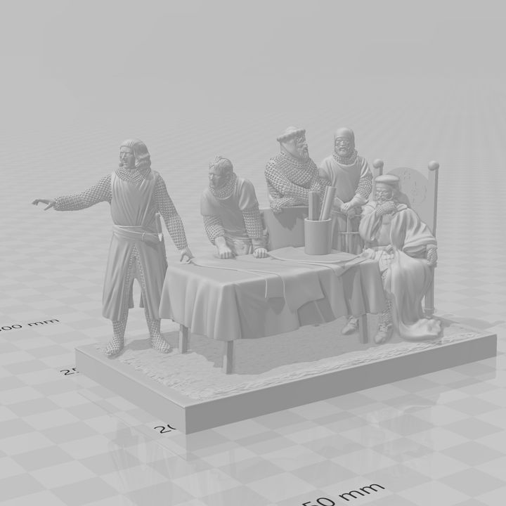 Medieval Command Tent Council.