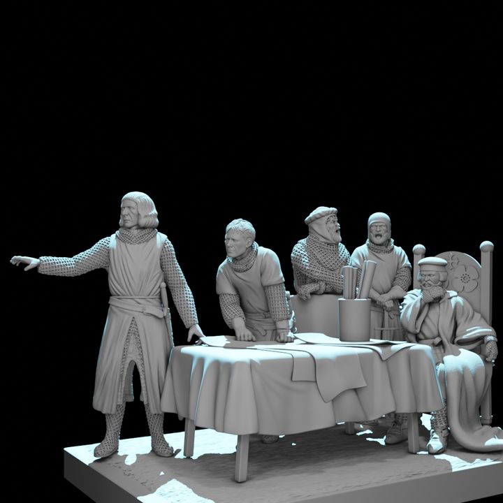 Medieval Command Tent Council.