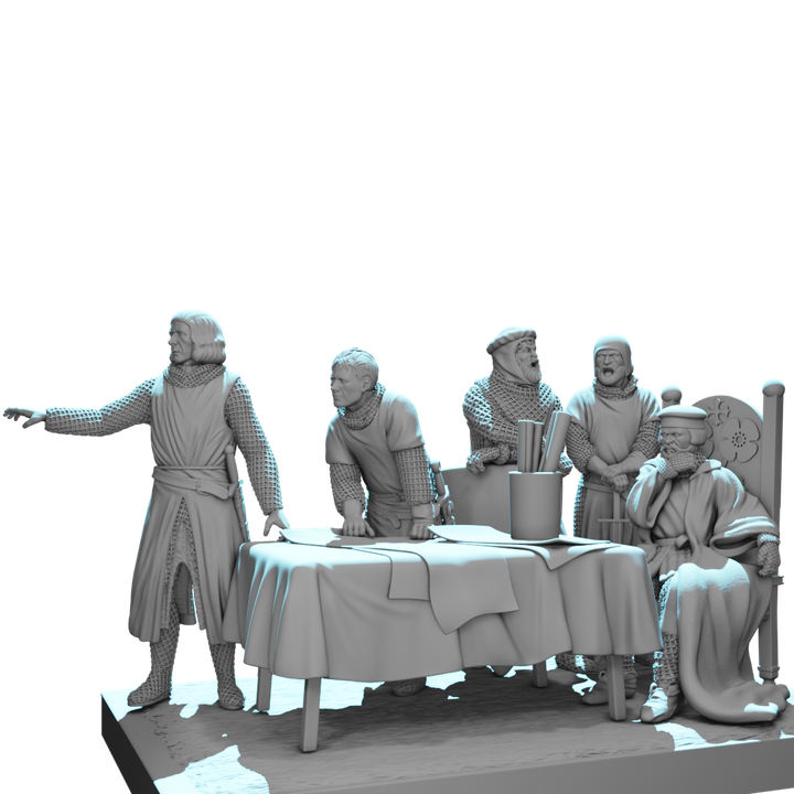 Medieval Command Tent Council.