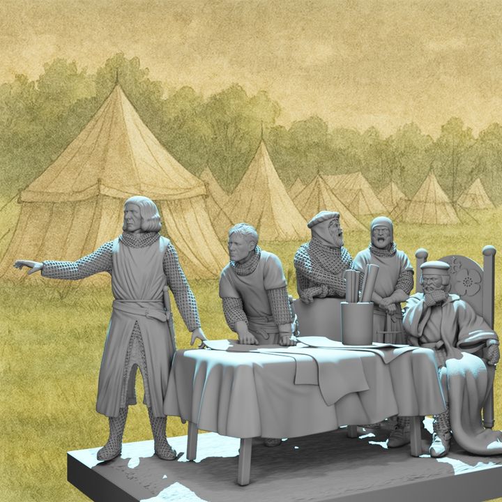 Medieval Command Tent Council.