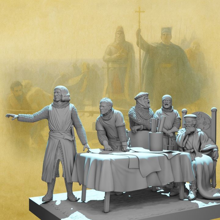 Medieval Command Tent Council.