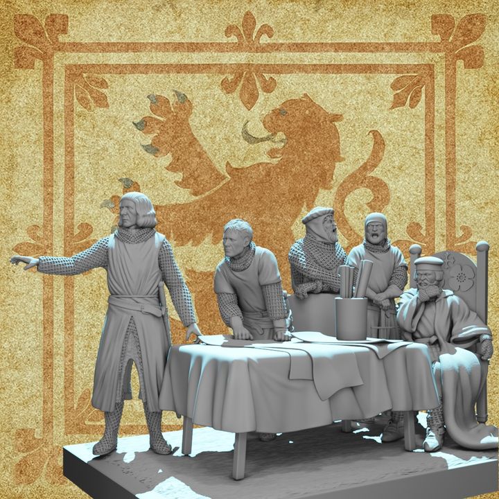 Medieval Command Tent Council.