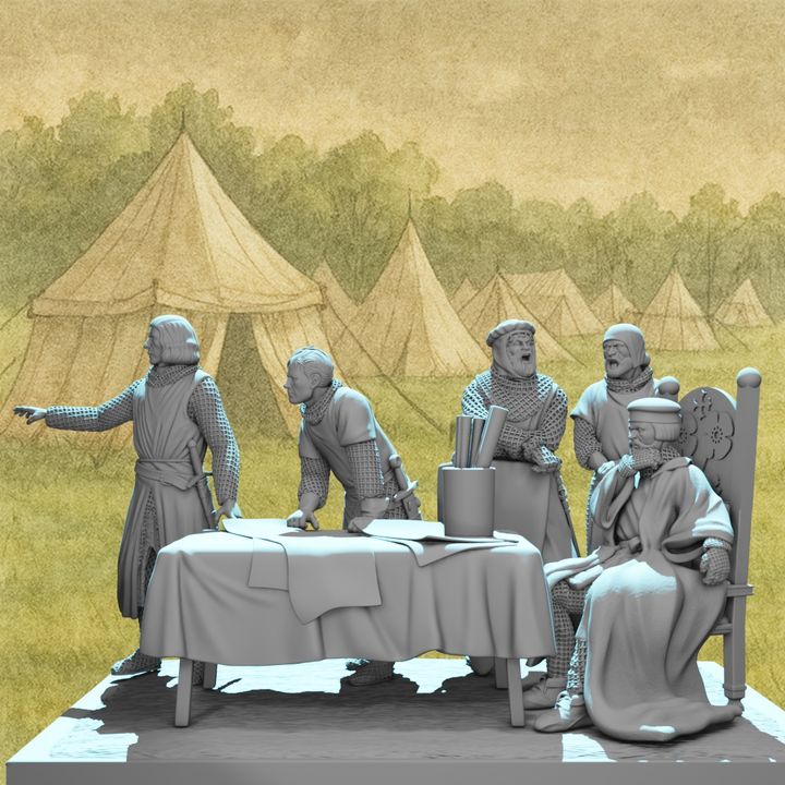 Medieval Command Tent Council.