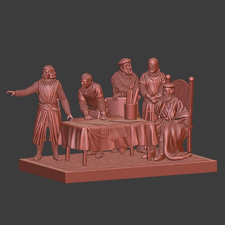 Medieval Command Tent Council.