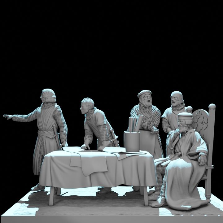 Medieval Command Tent Council.