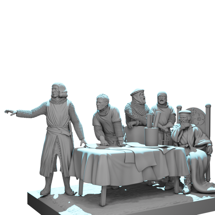 Medieval Command Tent Council.