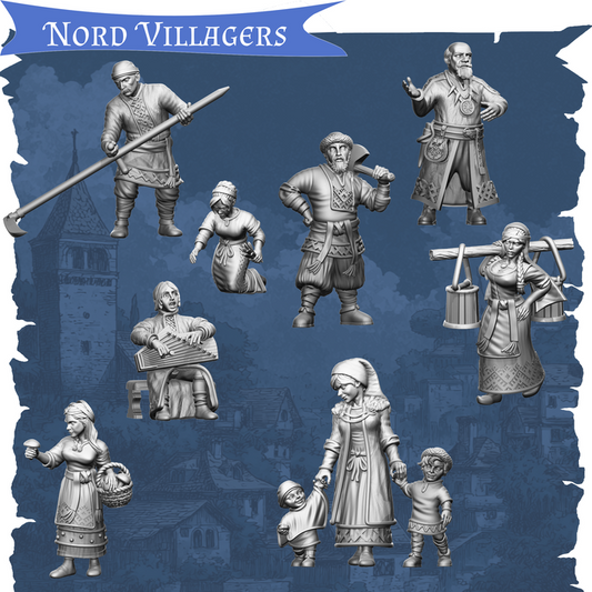 Nord Villagers Set - Folkheim by David