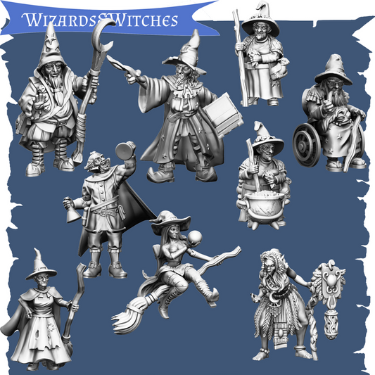 Wizards & Witches Set - Folkheim by David