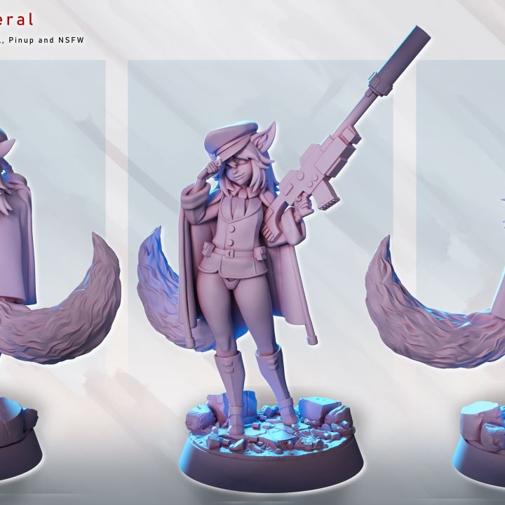 Mira – Kitsune Sniper General by Gaz Minis