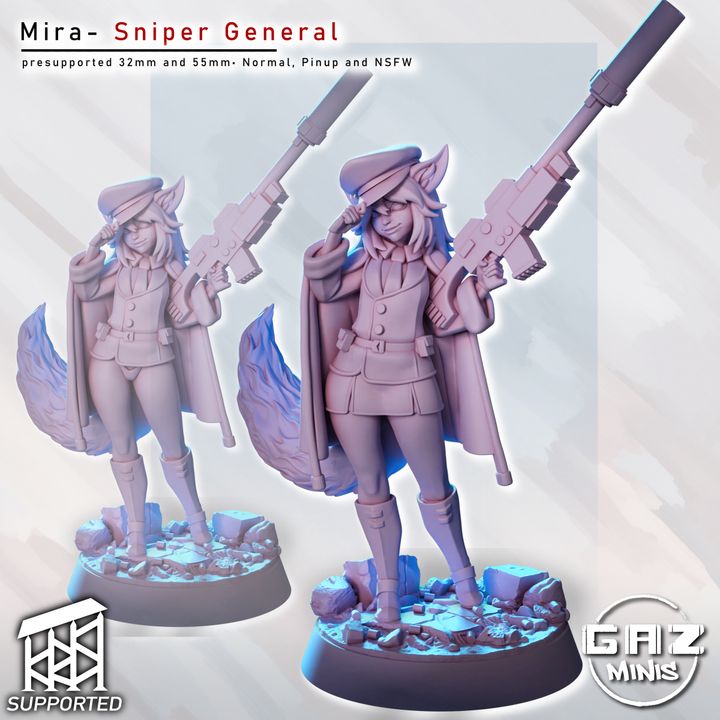 Mira – Kitsune Sniper General by Gaz Minis