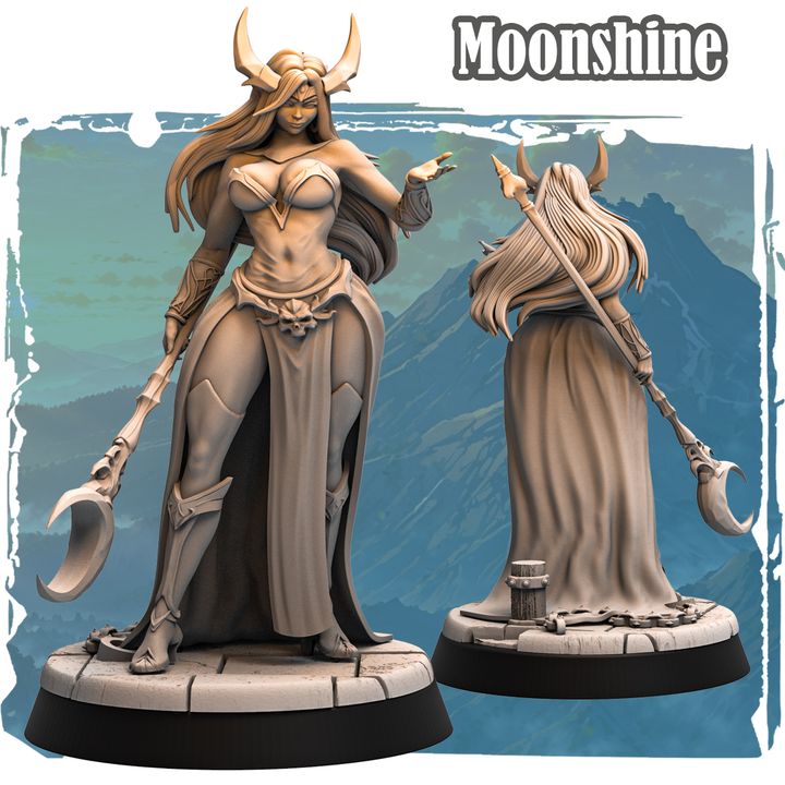 Moonshine 32mm - Elf Mage by Haito