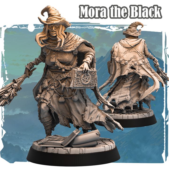 Mora the Black 32mm - Witch by Haito