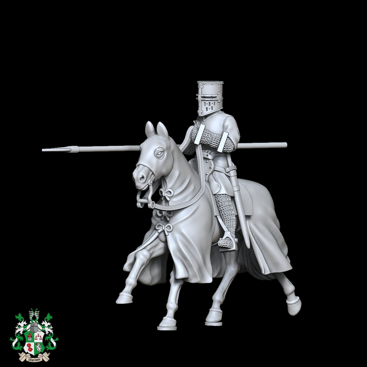 Mounted Morgan Bible Knight ~ 1250 by Styriwar