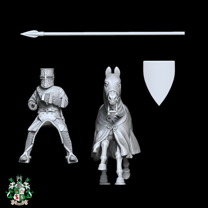 Mounted Morgan Bible Knight ~ 1250 by Styriwar