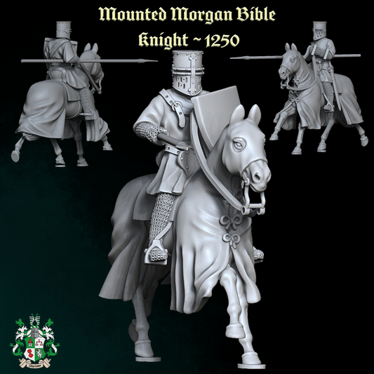 Mounted Morgan Bible Knight ~ 1250 by Styriwar