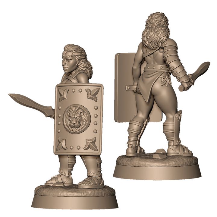 Female Murmillo Gladiator by Menagerie Miniature (18+)