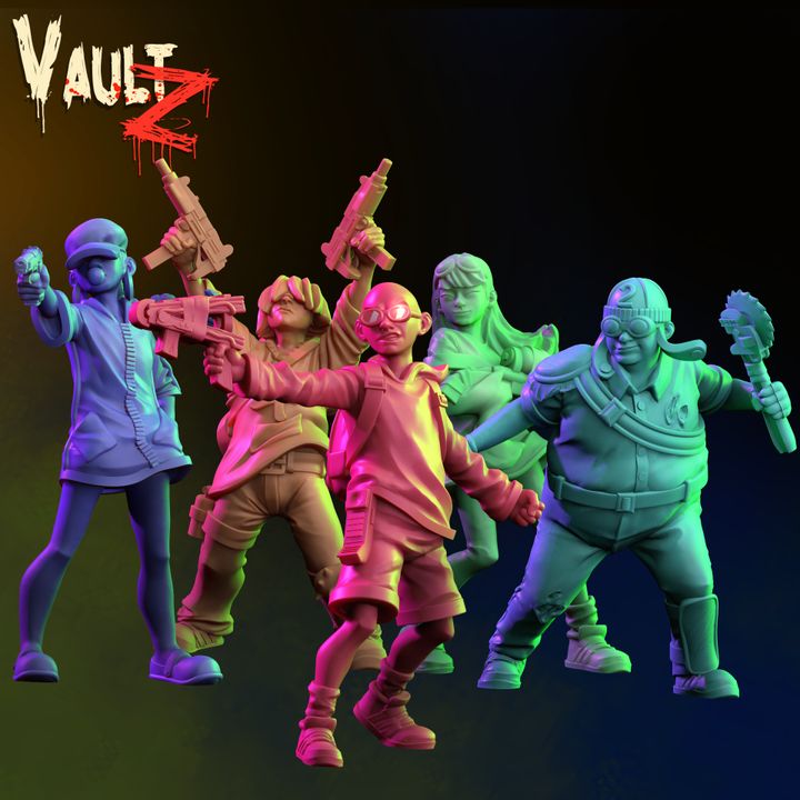 Neighborhood Teenagers 1 by Vaultz Miniatures