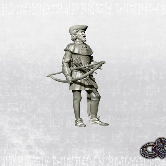 “Hunting Nobleman – 14th century” by Ezipion miniatures