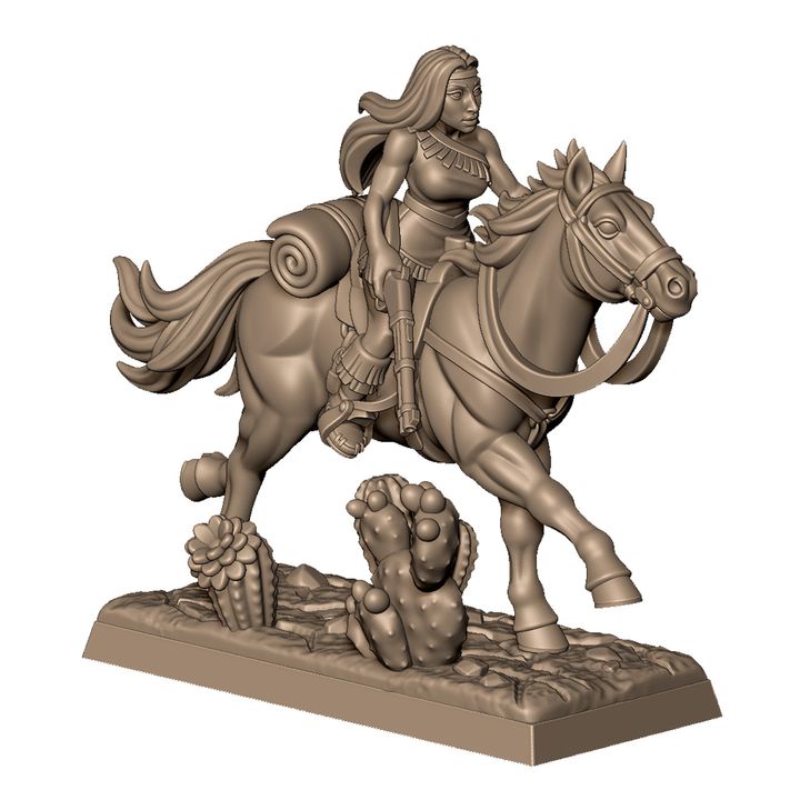 Female native warrior +NSFW by Menagerie Miniature