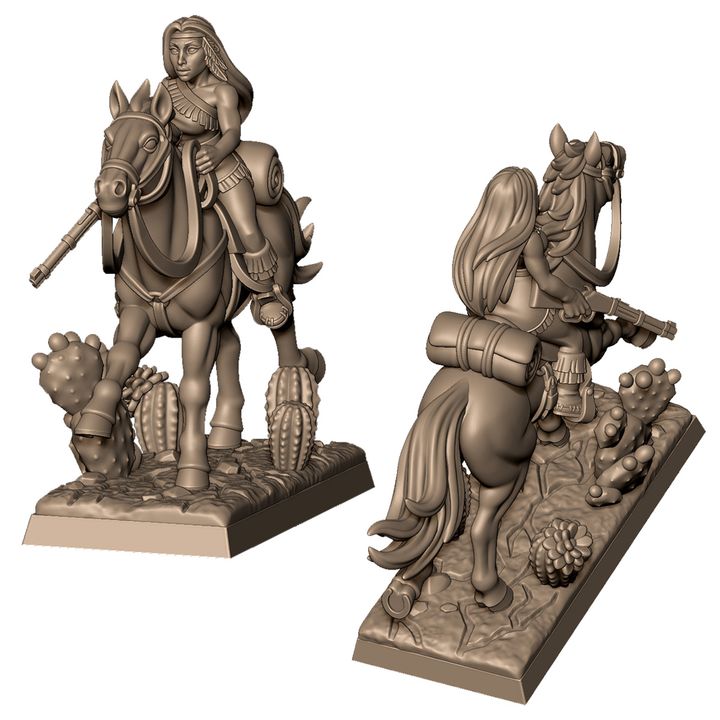 Female native warrior +NSFW by Menagerie Miniature