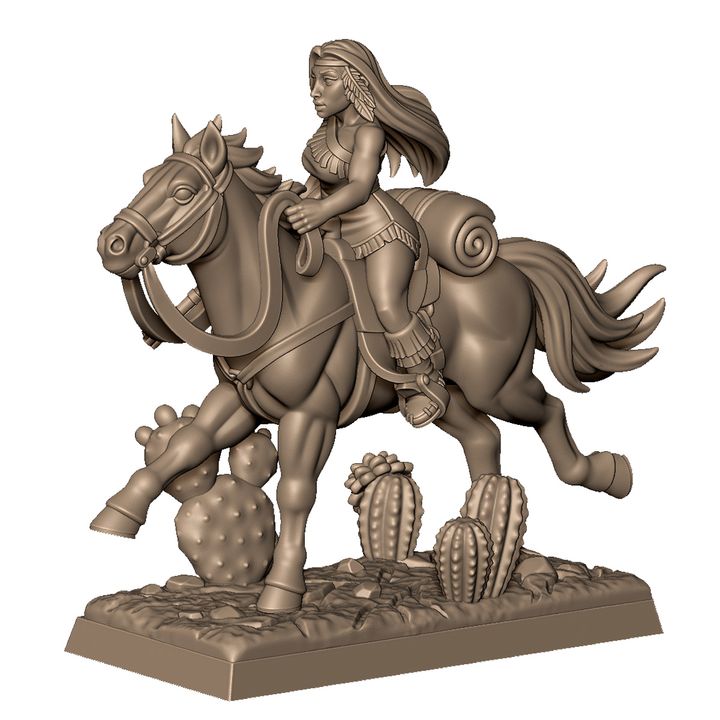 Female native warrior +NSFW by Menagerie Miniature