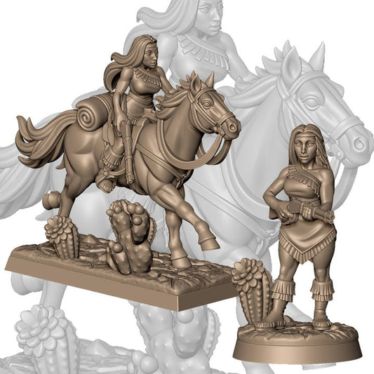 Female native warrior +NSFW by Menagerie Miniature