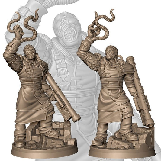 Bio evil zombie monster +NSFW by Menagerie Miniature