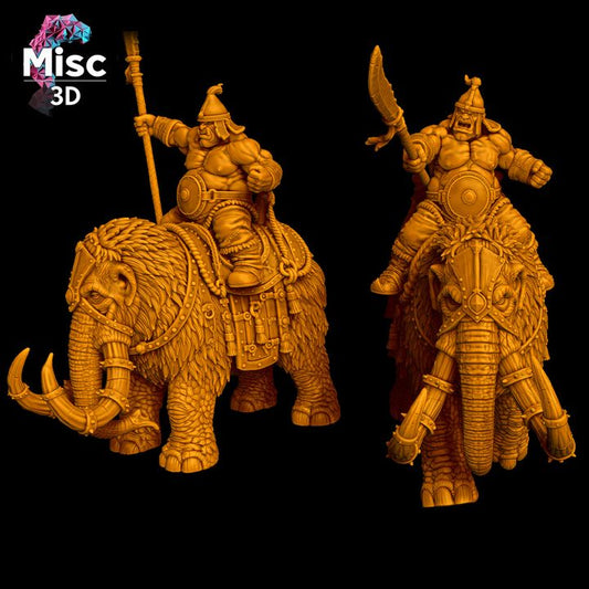 Ogres - Cavalry (mamut) by Misc 3D Creations