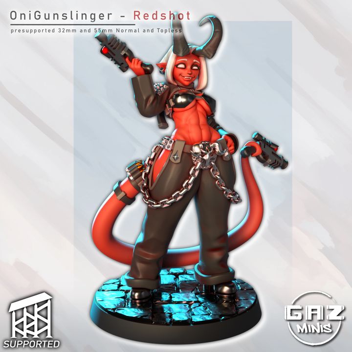 Oni Gunslinger - Redshot by Gaz Minis.