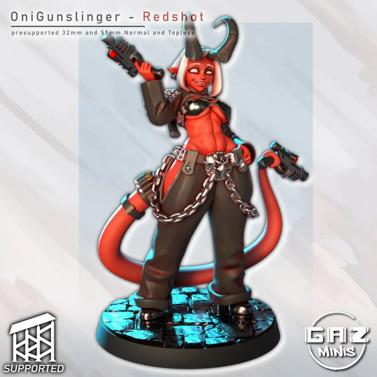 Oni Gunslinger - Redshot by Gaz Minis.