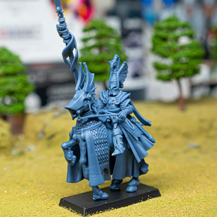 Aegean Elf Mounted Lord by Highlands Miniatures