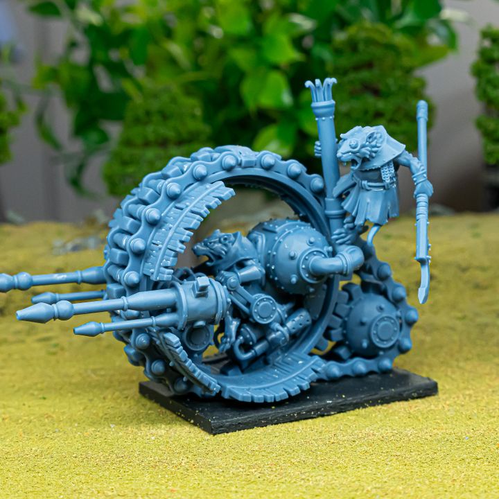 Sewer Vermin Wheeled Engine by Highlands Miniatures