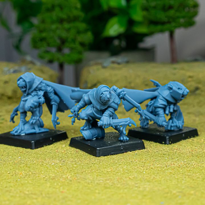 Sewer Vermin Assassins  by Highlands Miniatures