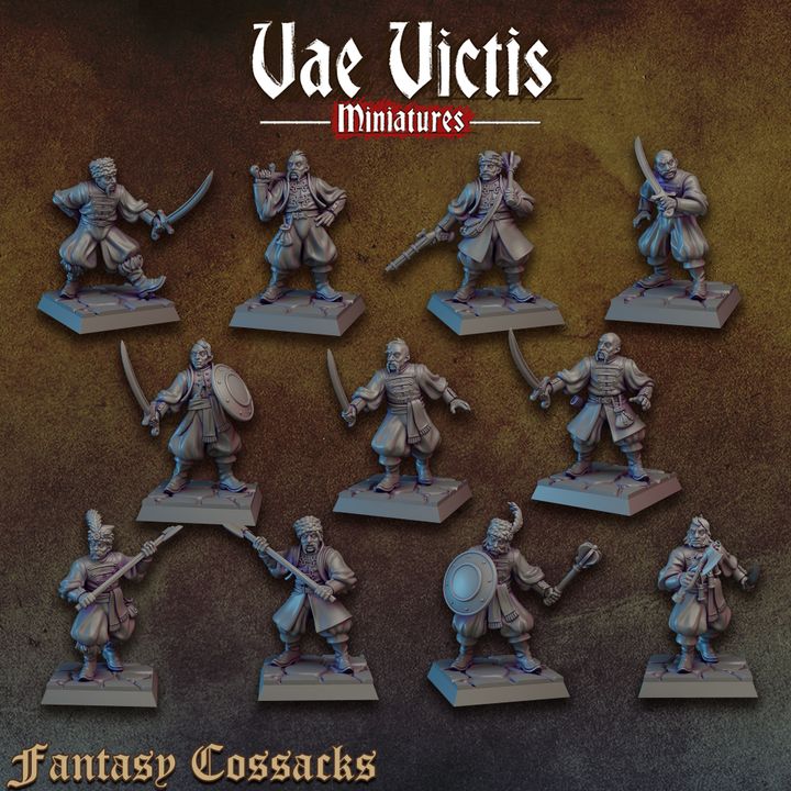 Fantasy Cossacks 1 by Vae Victis Miniatures