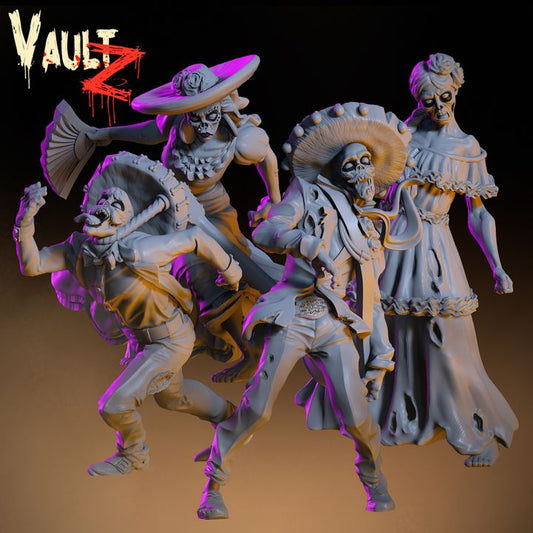 Dia de Los Muertos Pack #1 by Vaultz Miniatures