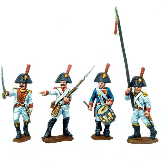 1808 spanish line infantry command group by Baraka Wargames and Miniatures