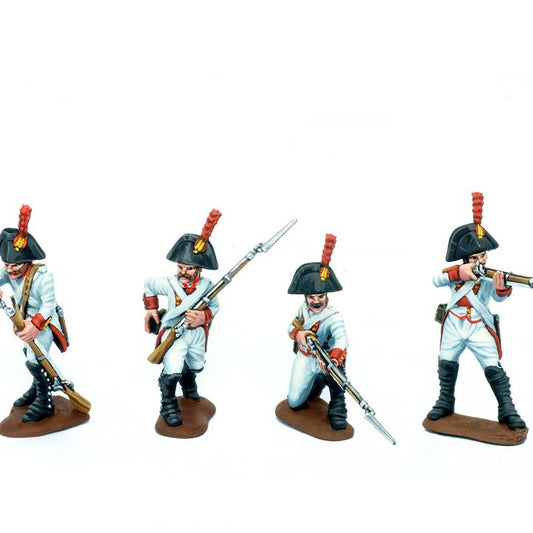 1808 spanish line infantry skirmishing by Baraka Wargames and Miniatures