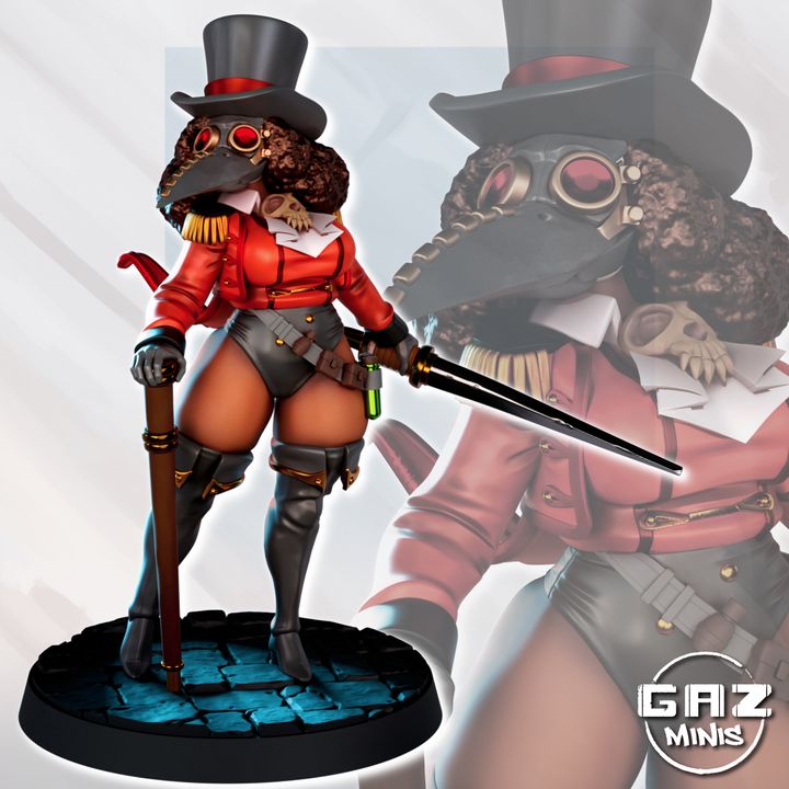 Plague Doctor Ringleader Zara by Gaz Minis